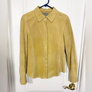 Vintage Y2K Co & Eddy Suede Button Shirt Jacket 10